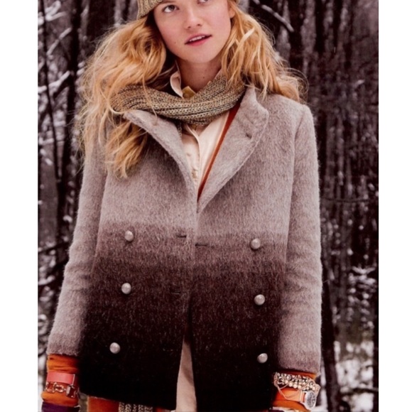 NWOT J. Crew Collection Ombré Horizon Coat - Picture 1 of 5